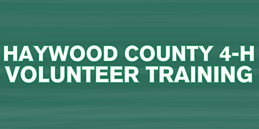 Imagem principal de 4-H Volunteer Training