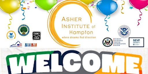 Primaire afbeelding van WELCOME WEEK 2024 - Asher Institute of Hampton