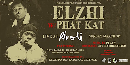 Hauptbild für Elzhi w/ Phat Kat Live In Toronto at Rivoli!