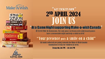 Board Game Make-A-Wish Fundraiser primary image