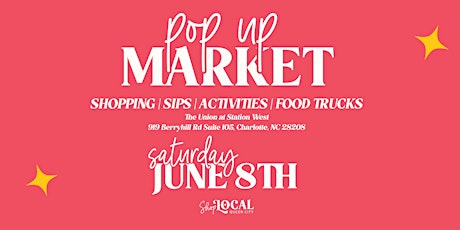 Boutique Pop Up Market presented by Shop Local QC!