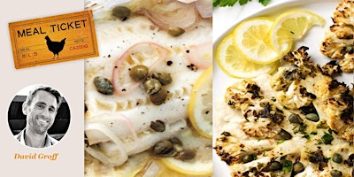 MealticketSF's Private Live Cooking Class  - Sea Bass. Cauliflower Steaks. primary image