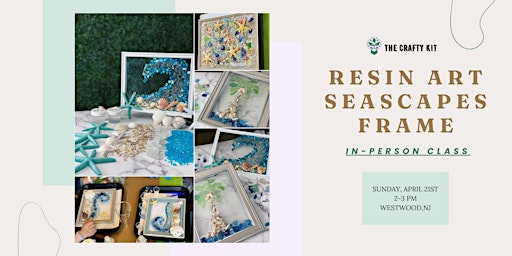 Resin Art Seascapes Frame - In-Person Workshop primary image