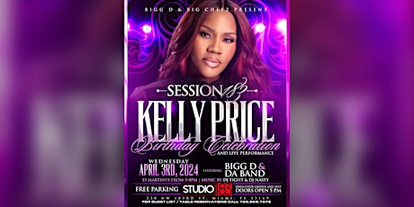 Session 183 presents Kelly Price Birthday Celebration