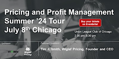 Primaire afbeelding van Pricing and Profit Management Summer '24 Tour Chicago