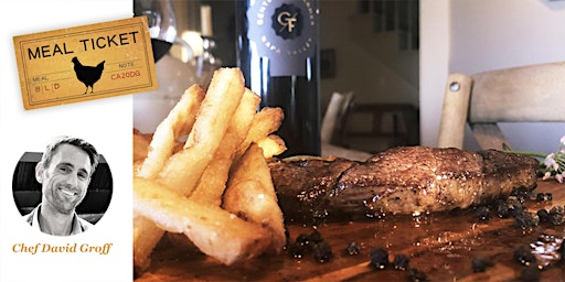 Primaire afbeelding van MealticketSF's Private Live Cooking Class  - Steak Frites!