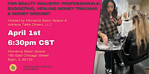 For Beauty Industry Professionals: Budgeting, Healing Money Traumas & Money Mindset primary image