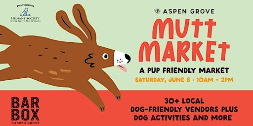 Imagem principal do evento Mutt Market - A Pup Friendly Market