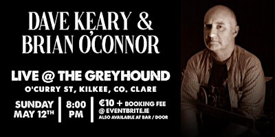 Imagem principal do evento Brian O Connor and Dave Keary live @ The Greyhound