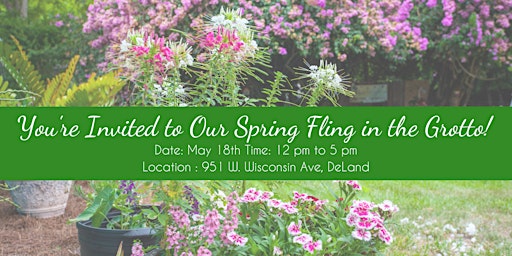 Imagem principal do evento Spring Fling in the Grotto: Plant Sale & Local Vendors