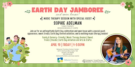 Primaire afbeelding van Behavior Frontiers Earth Day Jamboree - Oxnard!