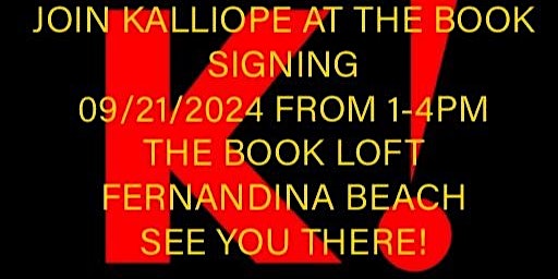 Imagem principal do evento Book Signing with Kalliope
