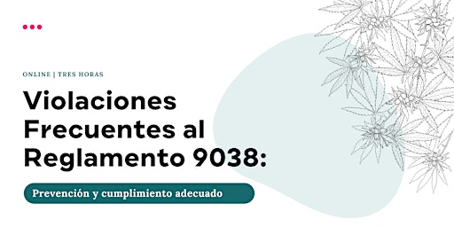 Imagem principal de EDUCACIÓN CONTINUA: Violaciones Frecuentes al Reglamento 9038