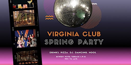 Primaire afbeelding van Virginia Club of New York: 2024 Spring Party