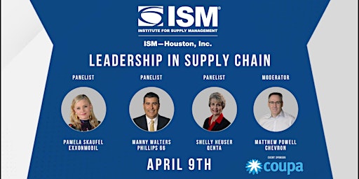 Image principale de ISM-Houston April 2024 Professional Development Meeting