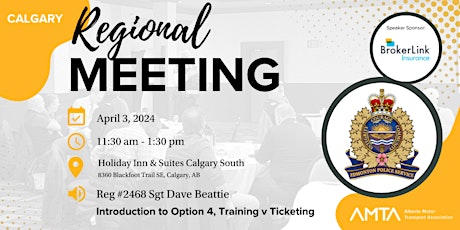 Calgary Regional Meeting - April 2024