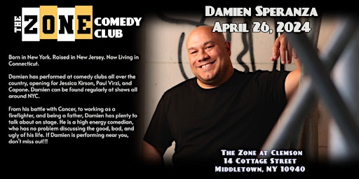 Primaire afbeelding van Damien Speranza Headlines The Zone Comedy Club