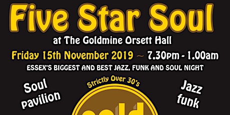 5 Star Soul at The Goldmine Orsett Hall - John Osborne primary image