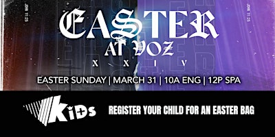 Imagem principal de Voz Church: VKids Easter