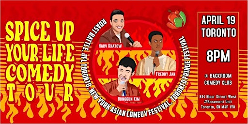 Spice Up Your Life Comedy Tour @ Backroom Comedy Club (Toronto)  primärbild