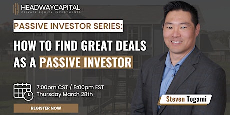 How To Find Great Real Estate Deals As A Passive Investor