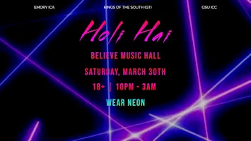 Hauptbild für Holi Hai @ Wish Lounge | Saturday, March 30th!