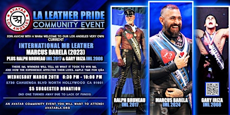 AVATAR & LALP SPONSORED LA LEATHER PRIDE SOCAL IML WINNERS PANEL primary image