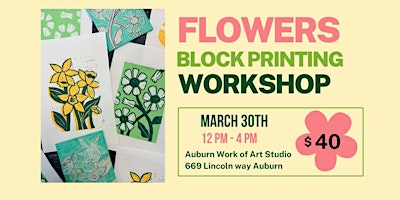 Flower Printmaking Workshop primary image