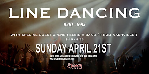 Imagem principal do evento LINE DANCING W/ SESELIA BAND( FROM NASHVILLE )