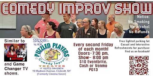 Imagem principal de Comedy IMPROV Show similar to Whose Line