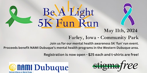 Be A Light 5K Awareness Fun Run primary image