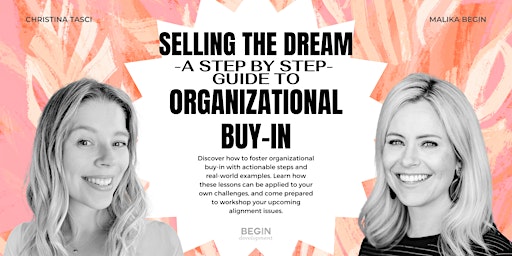 Primaire afbeelding van Selling the Dream: A Step-by-Step Guide to Organizational Buy-In