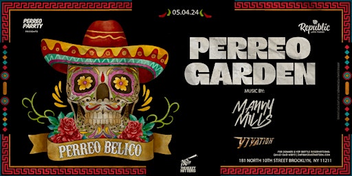 Imagem principal do evento Perreo Garden: Jardin Belico -  Latin & Reggaetón Party @ Republic