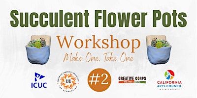 Imagen principal de Succulent Flower Pots Workshop #2 ( Make One, Take One)