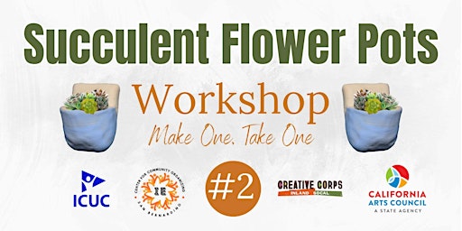 Hauptbild für Succulent Flower Pots Workshop #2 ( Make One, Take One)