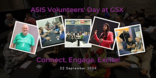 ASIS Volunteers' Day at GSX