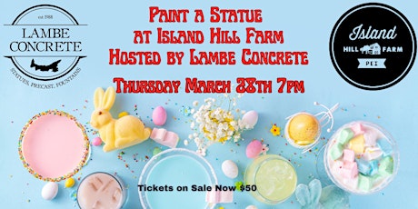 Paint a Statue at Statue at Island Hill Farm with Lambe Concrete