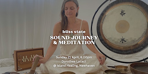 Imagem principal do evento BLISS STATE: Sound Journey and Meditation (Newhaven, Vic)