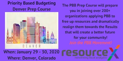 Priority Based Budgeting Denver Prep Course