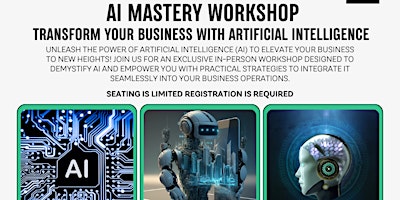 Primaire afbeelding van AI Mastery Workshop | Transform Your Business with Artificial