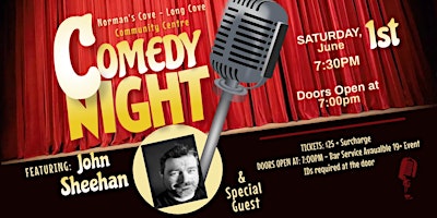 Primaire afbeelding van Comedy Night - John Sheehan and Special Guest