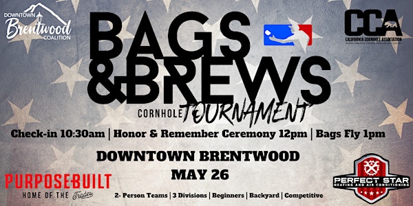 2024 Bags and Brews Cornhole Tournament in Downtown Brentwood