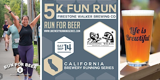 Imagem principal de Firestone Walker Brewing Co. | 2024 California Brewery Running Series