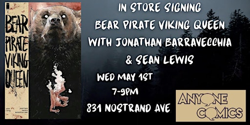 Imagem principal do evento Bear Pirate Viking Queen signing with Jonathan Barravecchia & Sean Lewis