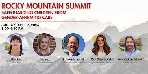 Immagine principale di Rocky Mountain Summit on Safeguarding Children from Gender-Affirming Care 