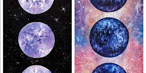 Immagine principale di Beautiful Lunar Phases - Paint and Sip by Classpop!™ 