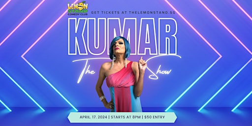 Imagem principal do evento The Kumar Show | Wednesday, April 17th @ The Lemon Stand Comedy Club