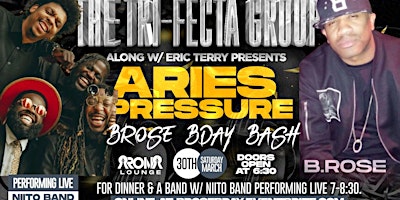 ARIES PRESSURE B.ROSE BIRTHDAY BASH primary image