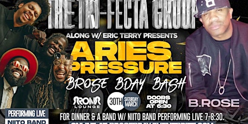 Primaire afbeelding van ARIES PRESSURE B.ROSE BIRTHDAY BASH