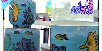 Kids Ocean Painting on Pots primary image